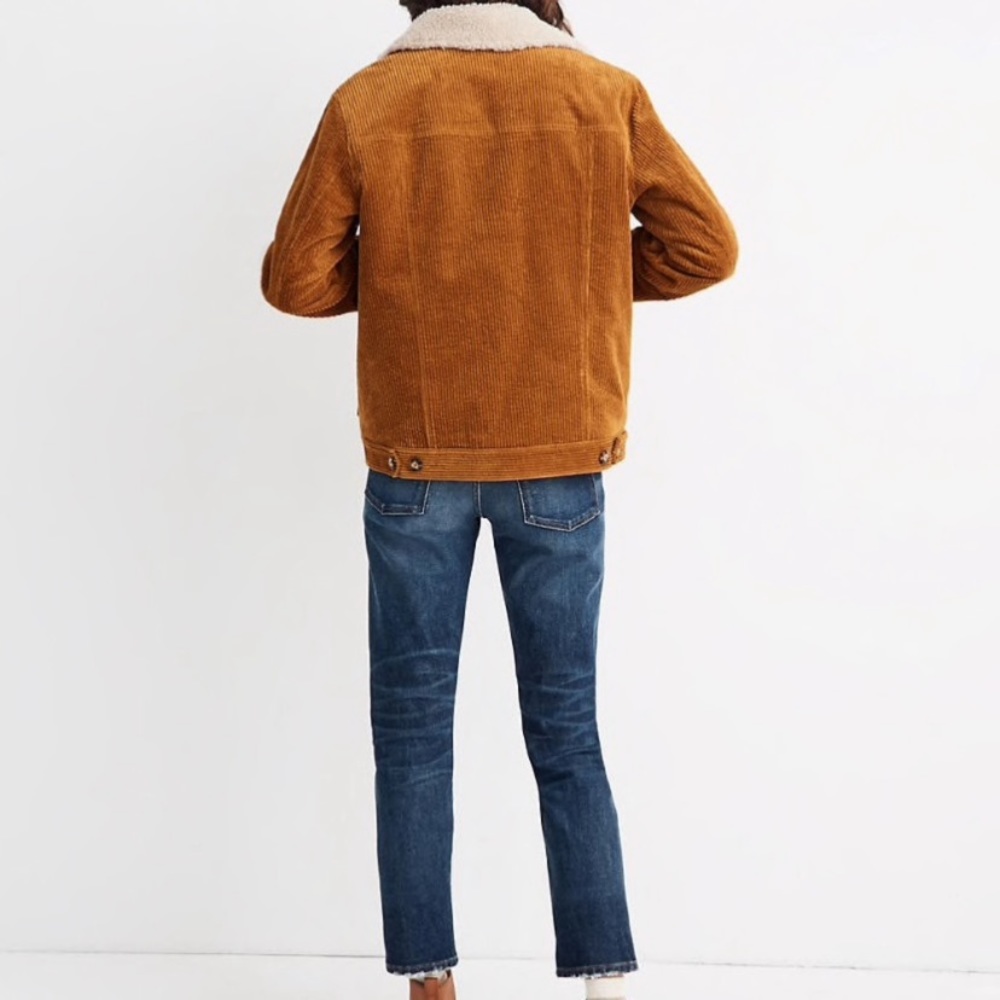 Madewell Sherpa-lined Corduroy Swing Chore Coat - Picture 3 of 8